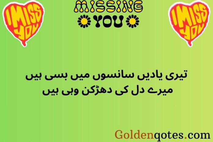 Miss You Teri Yaad Poetry in Urdu