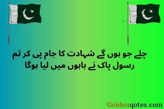 Pak Army Shaheed Poetry in Urdu